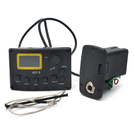 KLT-1/KLT-3 4 Band Guitar Preamp Piezo Pickup EQ Equalizer Guitar EQ Equalizer for Acouctic Guitar