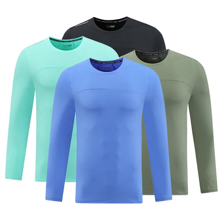 Compression Shirts Unisex Plus Size Breathable Quick Dry Custom Long Sleeve Gym T-shirts Workout Clothing