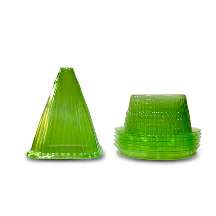 Hot Sale 10/20pcs Garden Cloches Reusable Bell Jar Plants Covers Protection Against Sun Frost Snails Plastic Dome Plant Cover