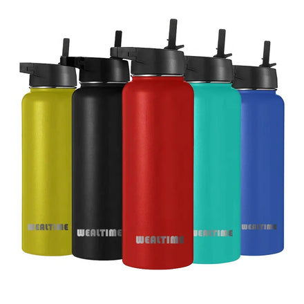 Large Capacity Stainless Steel Double Wall Water Bottles 1000ml /2000ml Customize logo Vacuum Flask Insulated Water Bottles