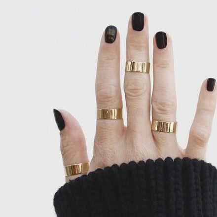 Fenny Fashion Simple Shiny Smooth Basic Band Stainless Steel Ring Finger Ring Tarnish Free Wholesale Jewelry