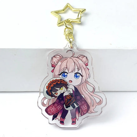 Custom Holographic Epoxy Acrylic Promotional Gifts Custom Personalized Printing Acrylic Charms