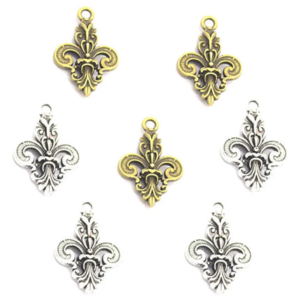 Antique Silver Color Charms Metal Ship's Anchor Charm Pendant Bracelet Necklace Jewelry Making 22*14mm H14