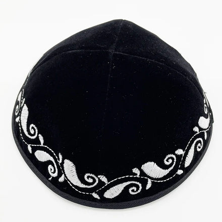 Velvet Black Kippah Yarmulke Jewish Kipa Judaica Yamaka Kippa Yamakah Yarmulka Hat Men or Kids Israel