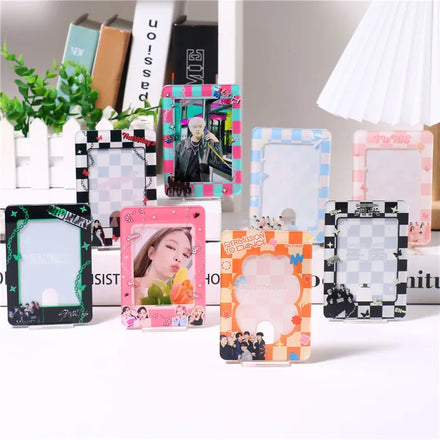 Photo Card Stand Display Acrylic Photocard Magnetic Holder
