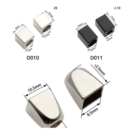 Wholesale Custom Jacket Color Drawstring Elastic Rope End Spring Lock Metal Cord Stopper Cord Ends