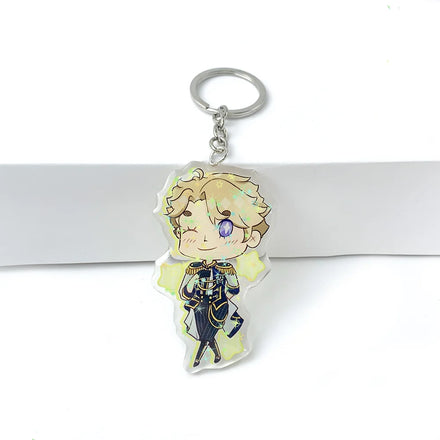 Acrylic Keychain Custom Charm Acrylic Keychain Glitter Hologram Customize Your Design