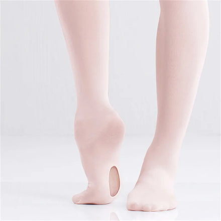 New Coming 60D High Quality Low Price Nylon Spandex Women Adult Girls Dance Wear Convertible Ballet Tights with Hole