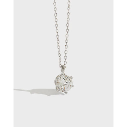 S925 Sterling Silver Diamond Moissanite Necklace Temperament Zircon Choker Necklace Fine Jewelry Pendant Necklaces for Women