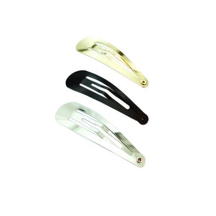 Hot Selling 100Pcs Simple Gold Black Color Hair Clips Girls Hairpins BB Clips Barrettes Headbands Hairgrips Accessories