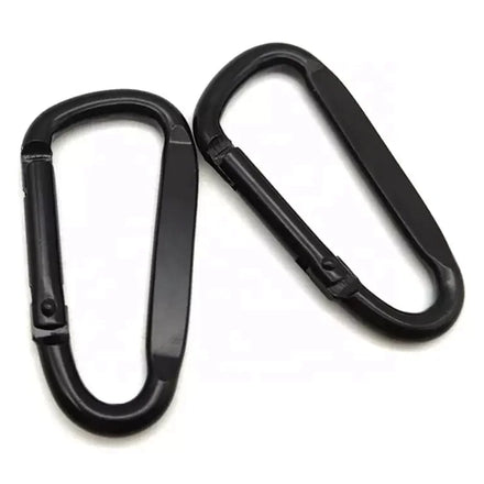 Wholesale Flat D-Ring Oem Engraved Custom logo Keychain Hook Karabiner Carabiner