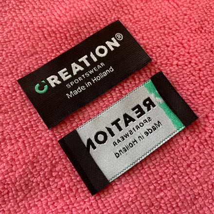 Comfortable Little Size Clothing Back Woven Labelsoft Left Right Fold Textile Clothing Label