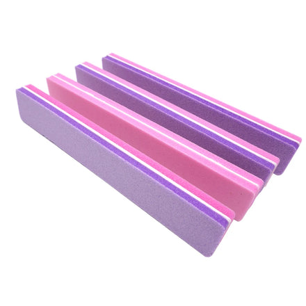 Best Price Doble Side Colorful Square Nail Files Sponge Nail File Pink Nail Buffer