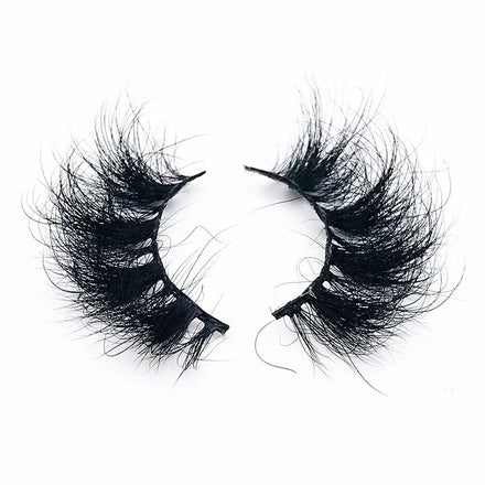 Handmade 3D Mink Eyelashes Natural Long False Eyelashes Dramatic 25MM Mink Eyelashes