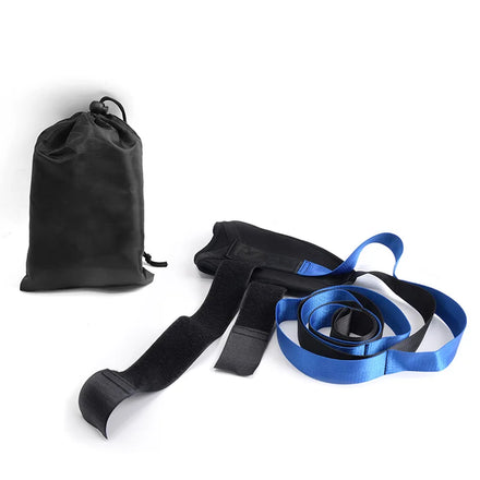 Premium Eco-friendly Foldable Polyester Yoga Stretching Belt 2 Fixing Straps for Foot Calf Stretcher Bellter Model 02 for