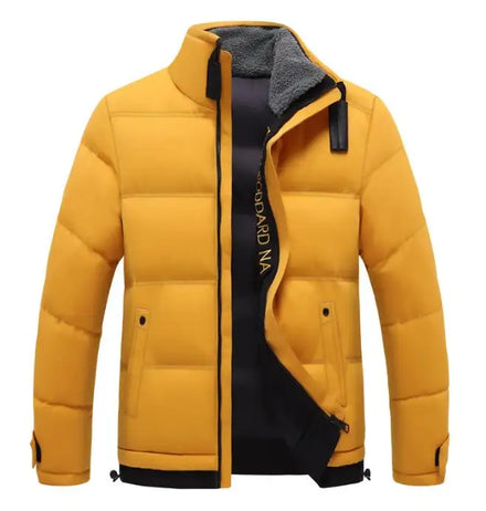 Wholesale Custom Thick Fur Warm Winter Outwear Cotton Coat Big Size Windproof Puff Jacket for Men