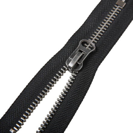 Hot Selling Ancient Silver Open End Zip Garment Accessory High Quality 5# Brass Zipper Eco-Friendly Metal Multi-Colors Widely