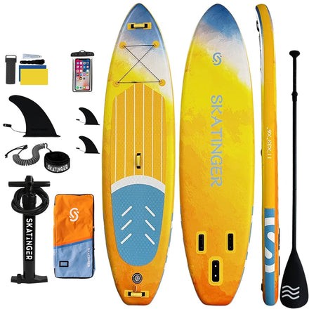 2026 Skatinger drop stitch material OEM ODM sup stand up paddle surfboard inflatable paddle boards for watersurfing