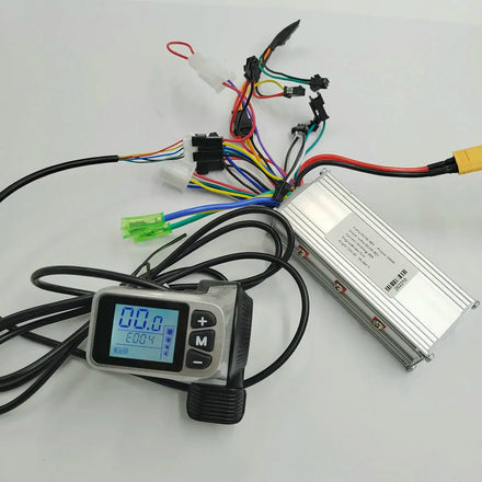 Electric Bicycle ACCESSARY Scooter DIY PART Vertical LCD Display 124 Instrument+SWITCH+BLDC Controller 9mosfet 36v48v500W