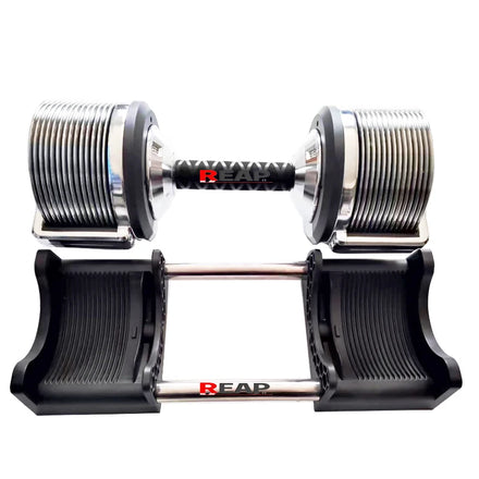 Customize Logo Commercial Use Quick Lock Dumbbell 1KG Increment 32KG Set Dumbbells Free Weights Adjustable Dumbbell Set