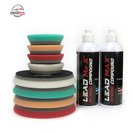 OEM 6-inch Flat Wool Pad Leadmax Auto Detailing Car Polishing Granite Buffing Pads Experienced Manufacturer's Targeted for Car