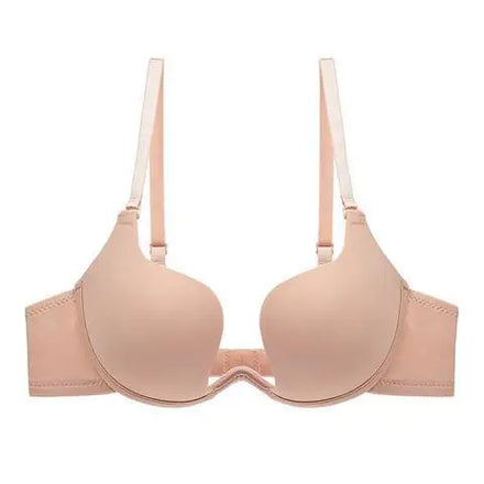 Cheap Thin Soft Bralette Padded Push up Brazier Women Bra Solid Color Big Breast Women Everyday Bra Girl Lady Women