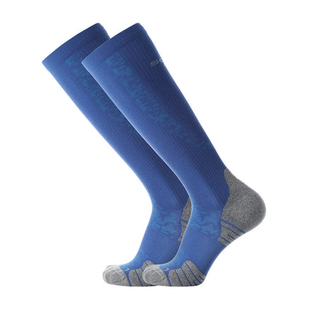 Quick Drying Compression Socks Digital Printing Knitted Breathable Football Running Crew Stockings for Men Autumn Custom Color
