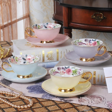 Ceramic Coffee Mugs Nordic Cup and Saucer Set Turkish Tea Set Milk Tea Coffee Cups Saucer