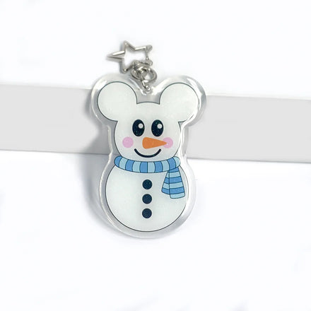 Custom Acrylic Keychain with Clear Image Holographic Printing Waterproof Animal Style Promotional Gift