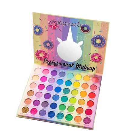 48 Color Eye Shadow IGOODCO Factory Direct Children Stage Makeup Custom Natura Pearlescent Matte Waterproof Palette