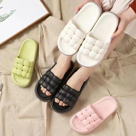 Women's Summer EVA Light Weight Breathable Anti-slip Indoor Bathroom for Soft Cushioned