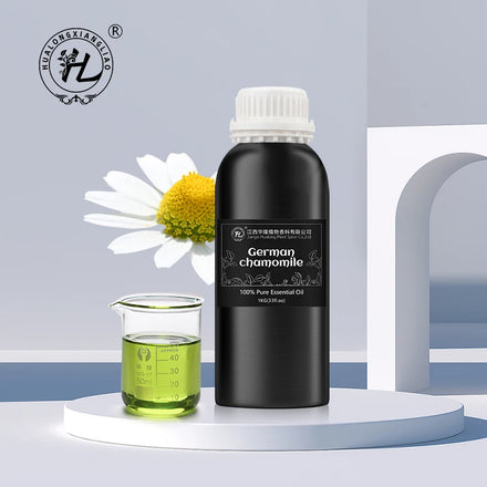 HL- Chamomilla Recutita (matricaria) Oil Supplier Wholesale German Chamomile Green Essential Oils | Steam Distillation