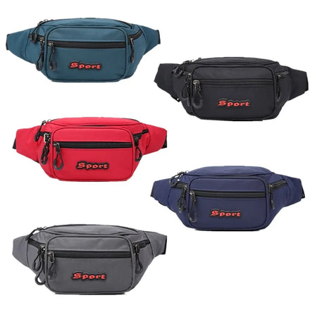 Gelory New Trendy Multi Function Waterproof Polyester Waist Bag Shoulder Pack Cross-body Chest Bag