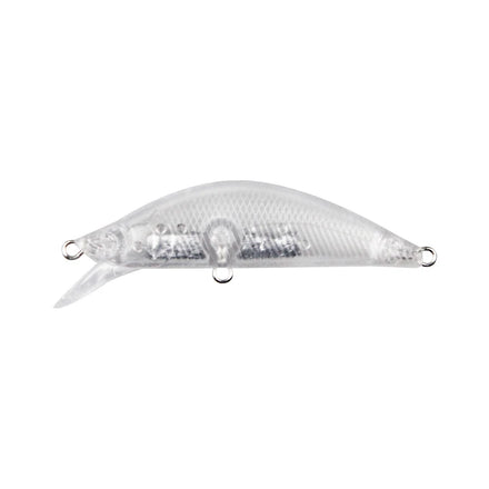 New 50mm 4g ABS Plastic Hard Lure Unpainted DIY Minnow Lure Blanks for River Lake Stream Fishing Mini Minnow Pesca Sinking