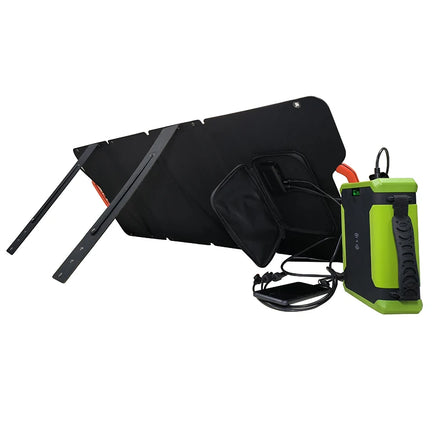 100W High Efficiency Mono Foldable Camping Waterproof Solar Panel IP68 Junction Box for Anderson USB-C USB Port Power Station