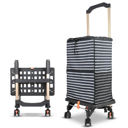 BAOYU 300D Shopping Bag Trolley Foldable Trolley Bag Plastic Supermarket Shopping Cart