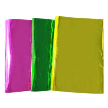 Customized Scratch-Resistant Metallic Gold/Silver-Processed Metallized Film for Sofa Bag Furniture Labeling Rose Red Blue