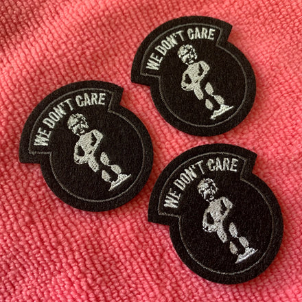 Personalized Making Laser Cut Black Felt Embroidery PatchNO MOQ Limit Embroidered logo Clothing Label