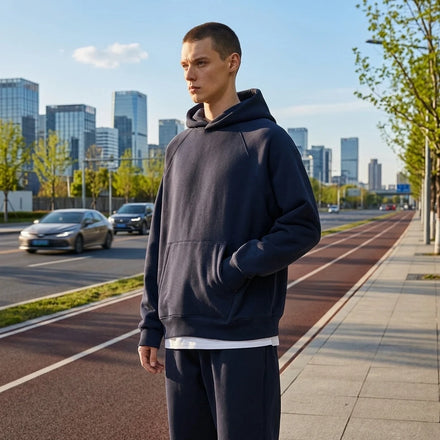 YaliMen Autumn Hooded Oversized Heavyweight Hoodie 700/600/430 GSM Polyester/Cotton Fleece Wholesale Vendors