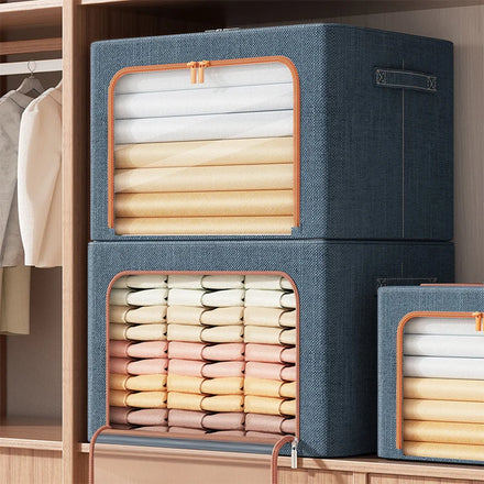 Customized Low-Cost Clothing Storage Box Can Be Folded 100L Wardrobe Storage Boxes & Bins