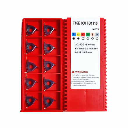 T16E PVD Cemented Carbide Grooving General Insert T16N for Steel/stainless Steel Insert