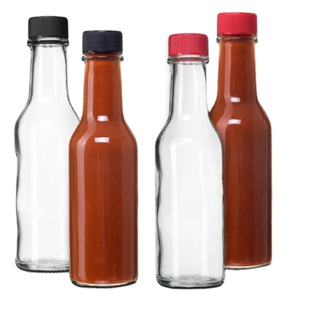 Custom Label 9oz Wholesale Sauce Glass Bottle 250ml Hot Tabasco Sauce Bottles