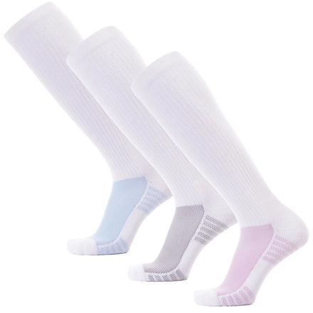 Women's Crew Compression Socks Knitted Digital Printing Breathable Quick Dry Autumn Fashion Sport Running Cushion Comfort Fast