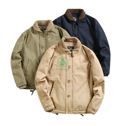 Custom Men's Jacket Casual Jacket Warm Winter Varsity Jacket for Men
