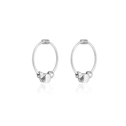 Wholesale Silver Square Earrings for Women Fashion Jewelry Pendientes Tassel Earrings Drop Earrings
