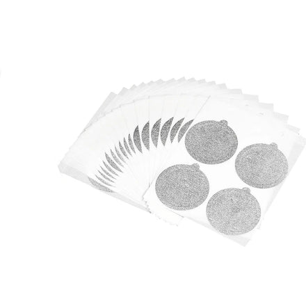 Pack of 100 Self-Adhesive Aluminum Foil Brewer Lids Refillable Coffee Capsules with Flim Sticker for Your Coffee Brewer