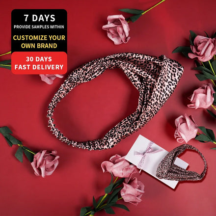 Natural Wholesale Customized 16/19/22 mm 100% Mulberry Silk Headband Wholesale Silk Head Wrap for Girls