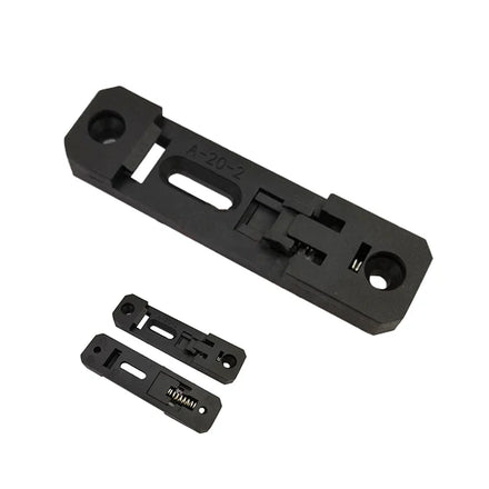 Spring-Loaded Clamp Type DIN Rail Mounting Clip76*20*8mm Universal DIN Rail Spring Clip