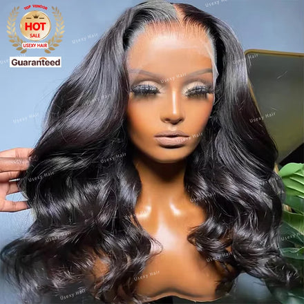 Brazilian Virgin Human Hair Short Bob Wigs Human Hair Lace Front Human Hair Wig for Black Women Short Double Drawn Bob Wig