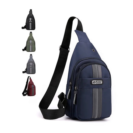Gelory Wholesale Modern Lightweight Polyester Single Shoulder Bag Crossbody Chest Bag for Outdoor Walking Biking Travel Cycling